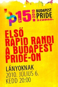 Első Rapid Randi Lányoknak a Budapest Pride-on
