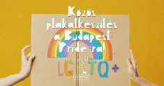 Közös plakátkészítés a Budapest Pride-ra